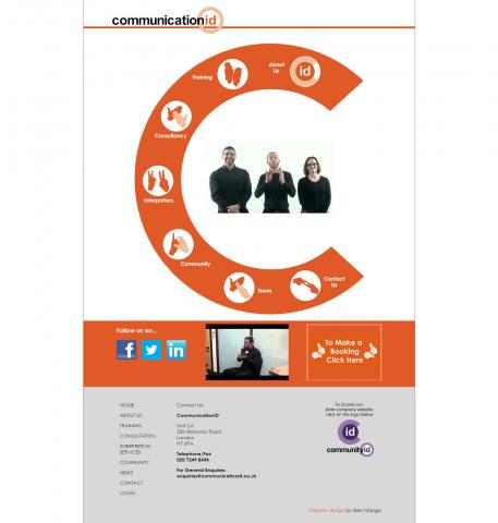 Website Design for Communication ID